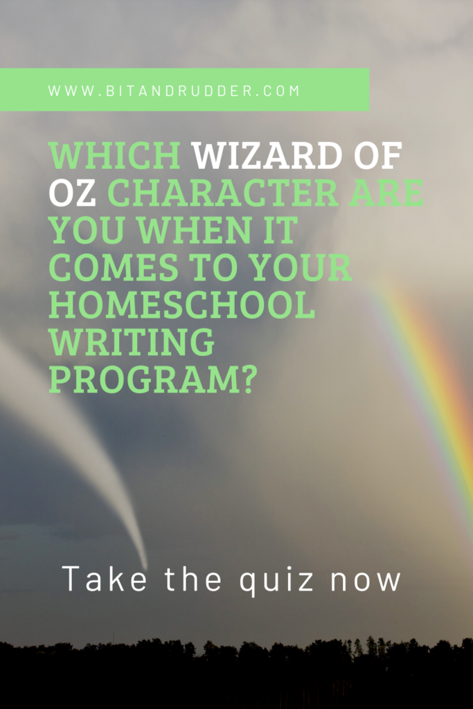 wizard of oz character quiz for homeschool writingi
